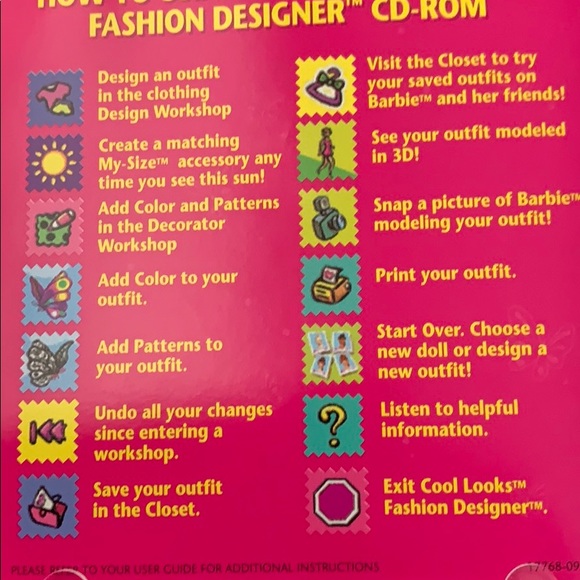 Barbie Cool Looks Fashion Designer cd game - Picture 3 of 3